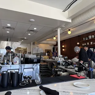 Dining room and kitchen