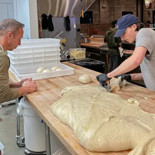 pizza dough production