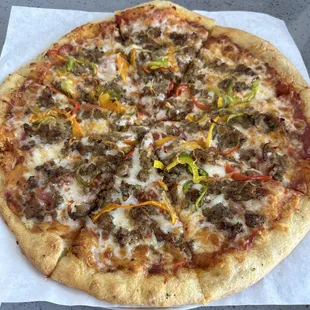 Large Italian Sausage with Bell Peppers - - Delicious!
