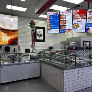 the inside of a restaurant