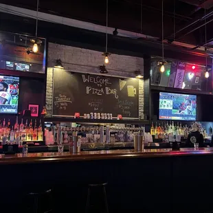 Liquor bar on other side