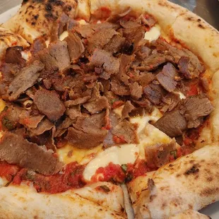 Gyro Garlic Pizza