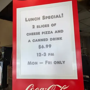 Lunch specials