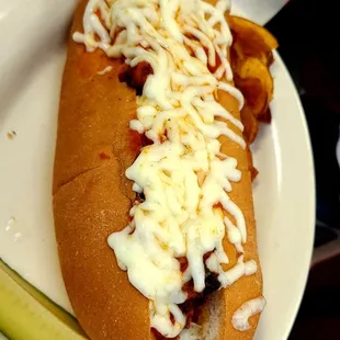 Eggplant parmesan sub.