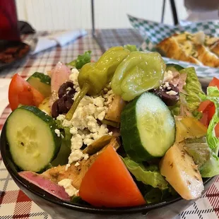 A small Greek salad