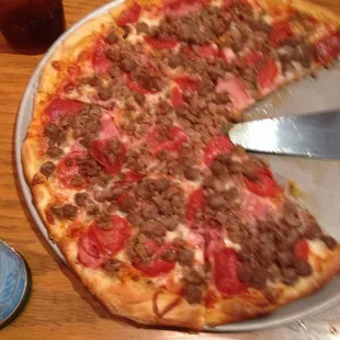 14&quot; thin crust meats