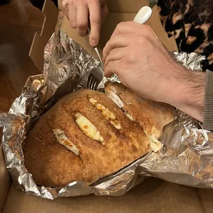 Rancho Chicken Calzone