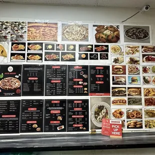 Menu board