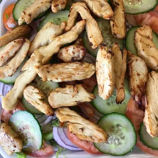 salads, food