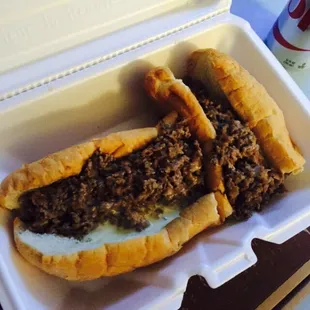 Cheesesteak sandwich