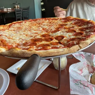 pizza . salad and bread!
