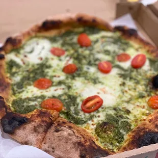 a pizza in a box