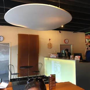 Looks like their main business is take out and delivery, but there is ample seating and the restrooms are clean.