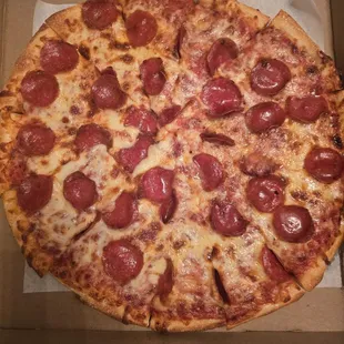 Sparce toppings, and I only wanted one