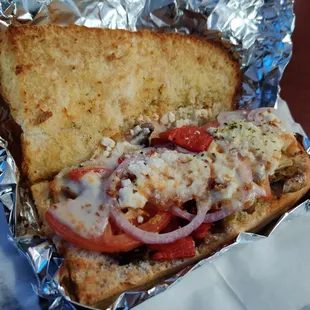 Mediterranean hoagie!