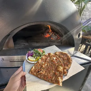 World&apos;s pizza series! Lahmacun which is Turkish Pizza.