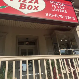 pizza, outside