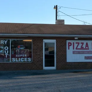 the front of a restaurant