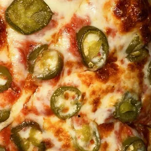 Extra cheese jalapeño
