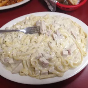 Chicken Alfredo!