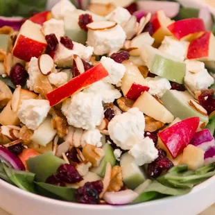 Apple Feta Spinach Salad