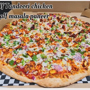 Tandoori chicken 1/2  masala Paneer