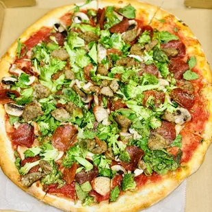 pizza, food