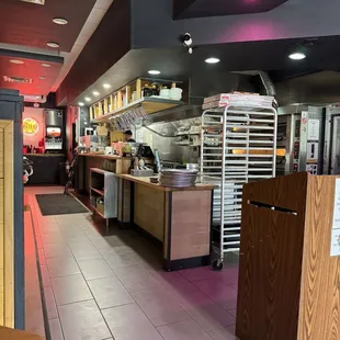 Small inside but you get to see the pizza being made