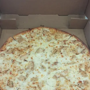 Chicken Alfredo Pizza