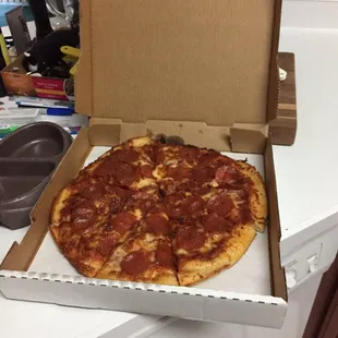 Med deep dish pie. Different from the rest &amp; always good.