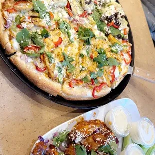 pizza, food