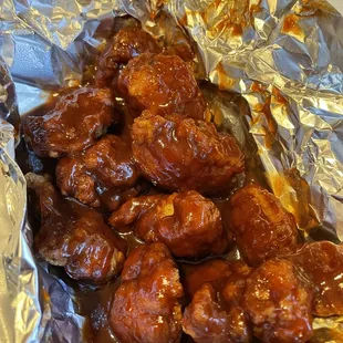 Honey BBQ Boneless Wings