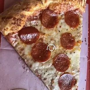 Giant Pizza slice! And tasty ranch!