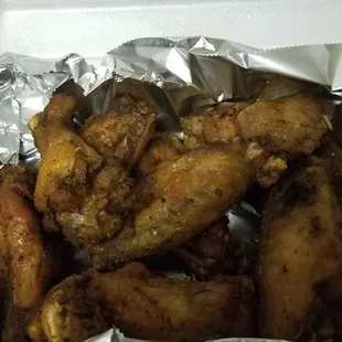 Wings. Crunchy yet juicy
