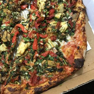 Yummy alphabet city pizza