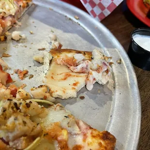 Doughy pizza