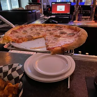 Sausage Pizza came out hot and wonderful.  Sausage was mild, not spicy. My wife declared this one of the her favorite pizza&apos;s ever!