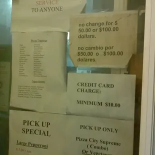 To pass quick place to go get a bite to eat and good prices on their pizzas blessed day deliver,