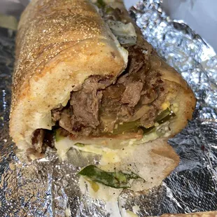 Better view of cheesesteak