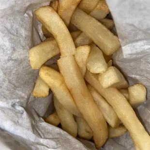 Lightly cooked fries (just the way I like it)