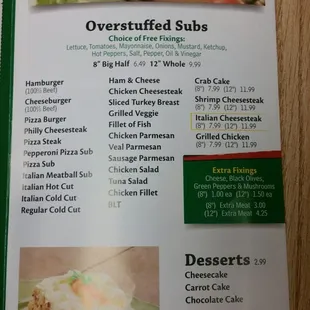 Menu #2