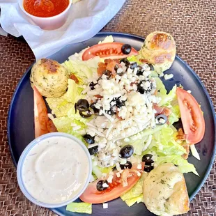Yummy salads @ Pizza Company - 2/3/23