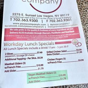 @ Pizza Company - 2/3/23