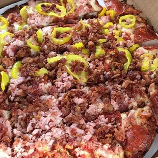Pepperoni, Ham and Bacon