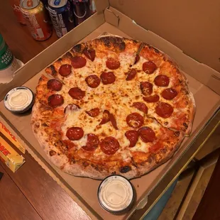 Pepperoni pizza