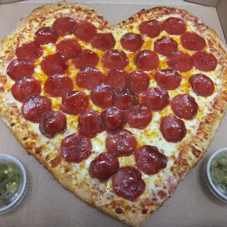 Heart Shape Pizza