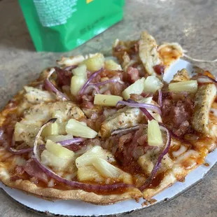 Spicy Thai Chicken Pizza