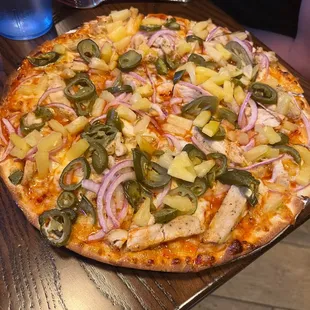 Spicy Tai Chicken Pizza