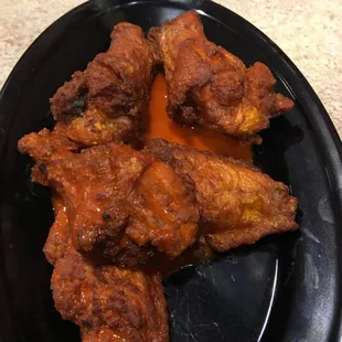 Hot wings...