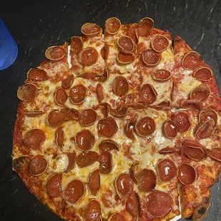 Medium, pepperoni